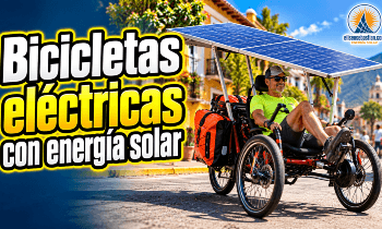 BICICLETAS Y TRICICLOS CON PANELES FOTOVOLTAICOS